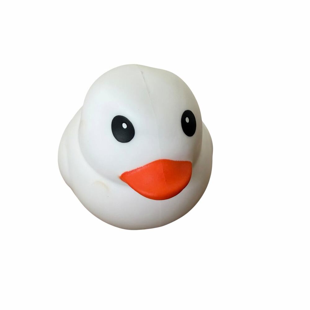 Sunny Days White Squeezy Jumbo Duck Fidget NWT